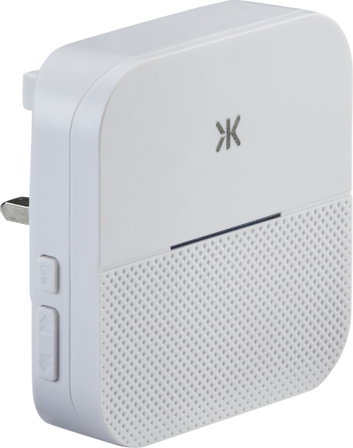 Knightsbridge DCRW Wireless Plug In Receiver - White Door Bells Knightsbridge - Sparks Warehouse