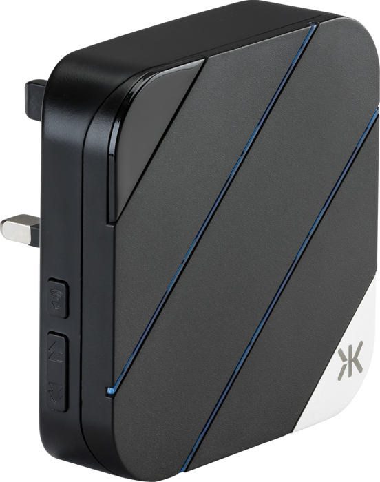 Knightsbridge DCRB Wireless Plug In Receiver - Black Door Bells Knightsbridge - Sparks Warehouse
