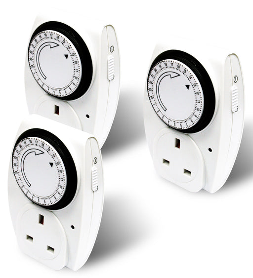 BG TM24/3 24 HOUR Mechanical Timer (PACK 3) - BG - sparks-warehouse