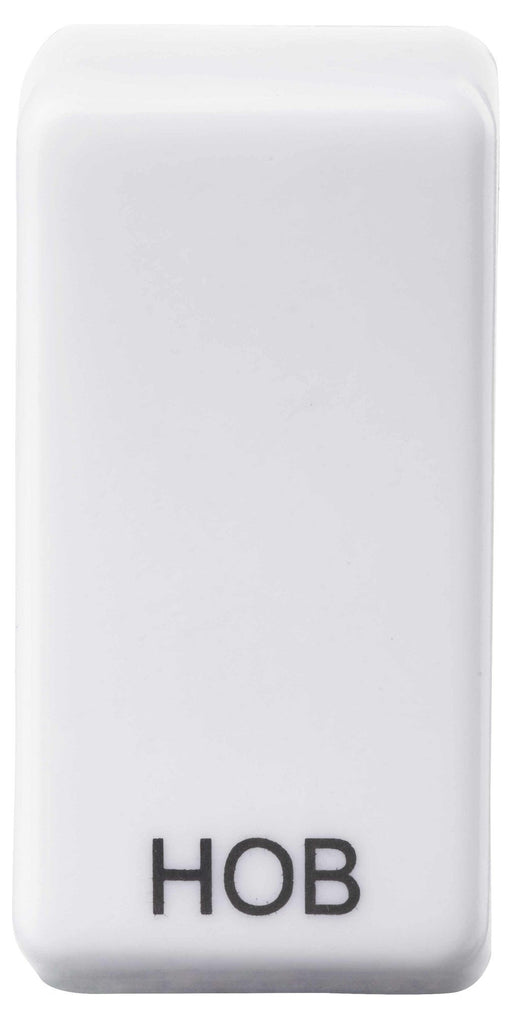 BG Nexus GRHBW Grid Rocker Labelled  *HOB* White - BG - Sparks Warehouse