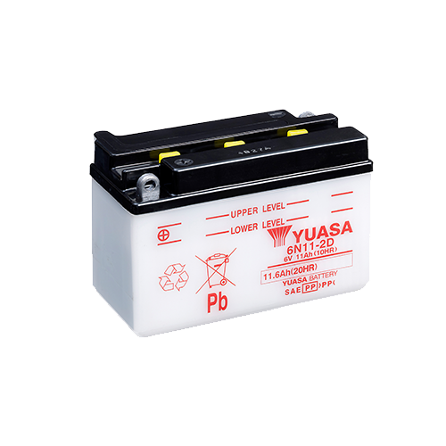 YUASA - 6N11-2D(DC) YUASA BATTERY 6V 11AH