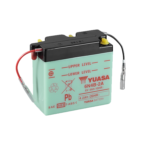 YUASA - 6N4B-2A(DC) YUASA BATTERY 6V 4AH