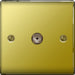 BG NPB62 Isolated Co-Axial Socket 1 Gang - BG - Sparks Warehouse