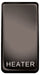 BG Nexus GRHTBN Grid Rocker Labelled  *HEATER* Black Nickel - BG - Sparks Warehouse