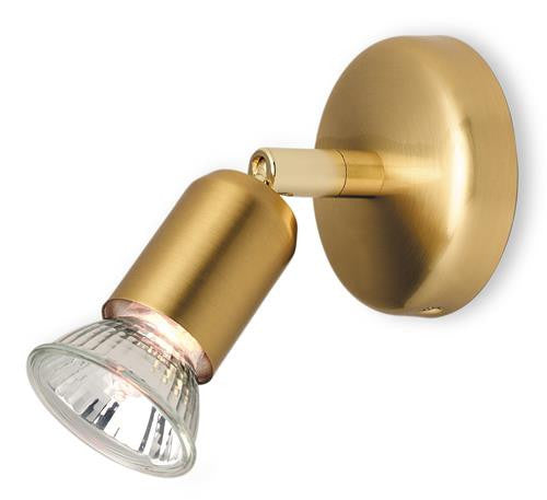Firstlight 7001BB Runner Single Spot - Brushed Brass - Firstlight - sparks-warehouse