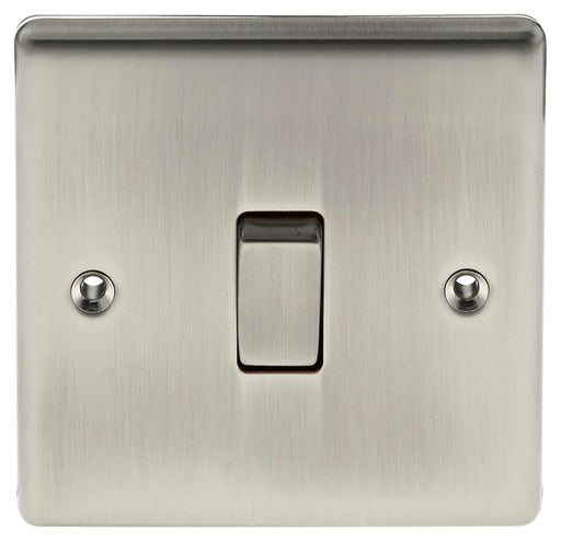 BG Nexus NBI13 Metal Brushed Iridium Intermediate Light Switch Plate 10 Amp - BG - Sparks Warehouse