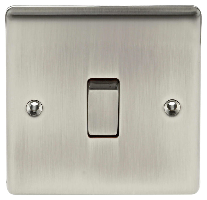 BG Nexus NBI13 Metal Brushed Iridium Intermediate Light Switch Plate 10 Amp - BG - Sparks Warehouse