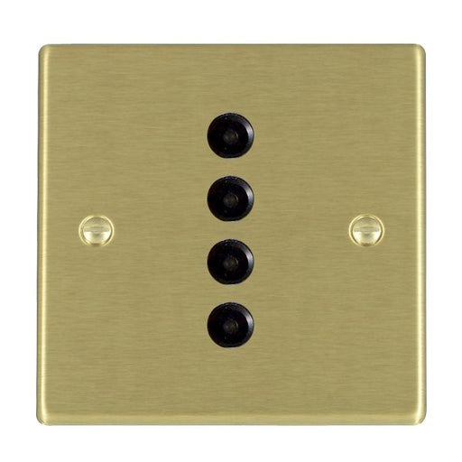 Hamilton 724SL-BL - Sm-Lig Hartland Satin Brass 4SL Black