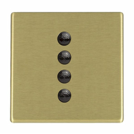 Hamilton 72C4SL-BL - Sm-Lig Hartland CFX Satin Brs 4SL Black