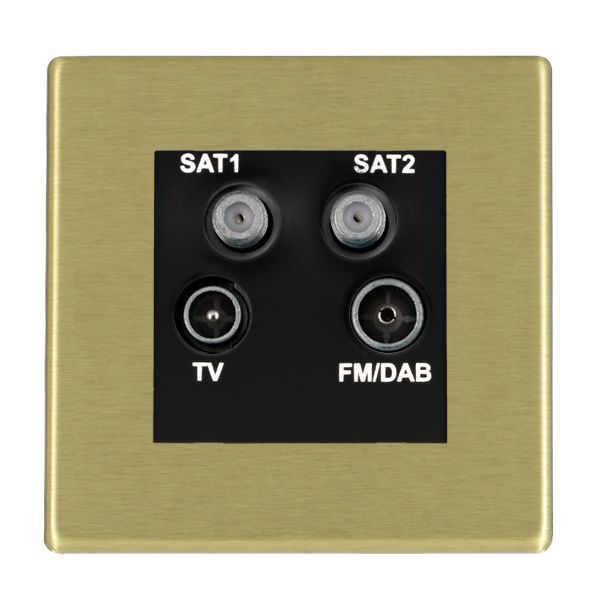 Hamilton 72CDENTB - Hart CFX SB Non-Isolated TV+FM+2XSAT BL