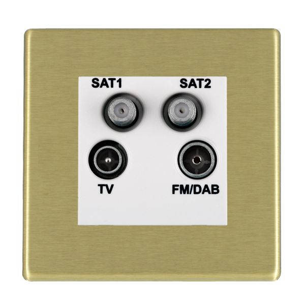 Hamilton 72CDENTW - Hart CFX SB Non-Isolated TV+FM+2XSAT WH