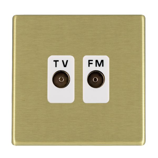 Hamilton 72CTVFMW - H-CFX SB Isolat TV/FM Diplex 1in/2out WH