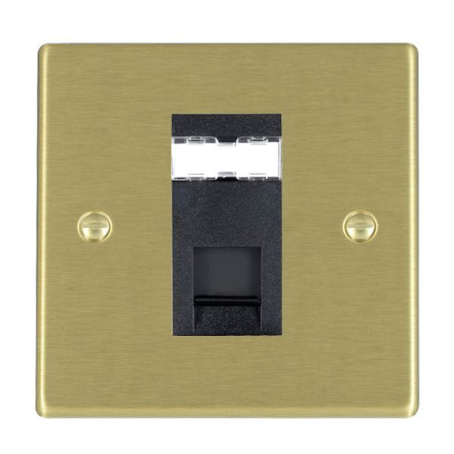 Hamilton 72J12B - Hart SB 1g RJ12 Outlet-Unshield BL
