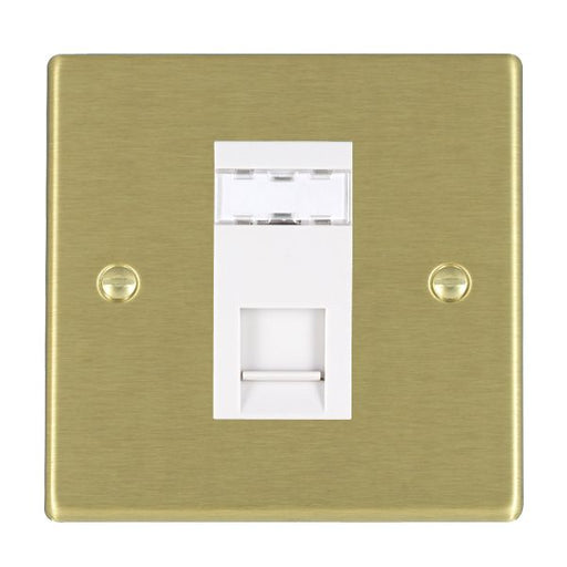 Hamilton 72J12W - Hart SB 1g RJ12 Outlet-Unshield WH
