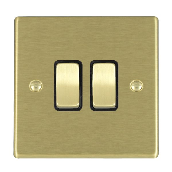 Hamilton 72R22SB-B - Hart SB 2g 10AX 2 Way Rkr SB/BL