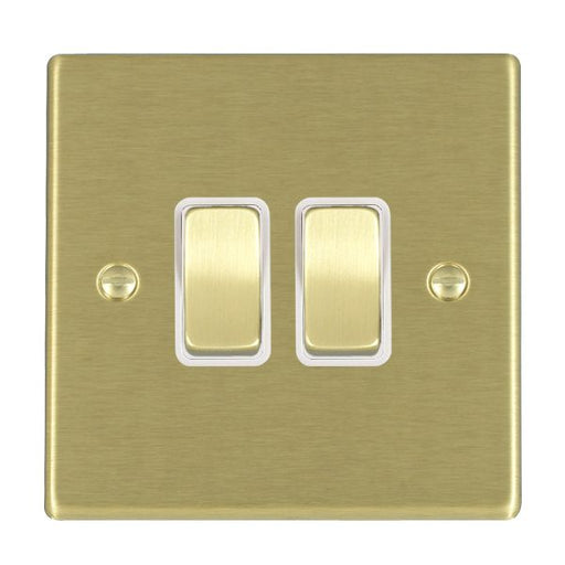 Hamilton 72R22SB-W - Hart SB 2g 10AX 2 Way Rkr SB/WH