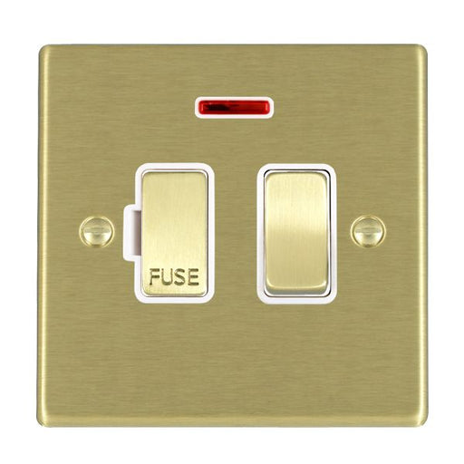 Hamilton 72SPNSB-W - Hart SB 13A DP Fused Spur+N SB/WH