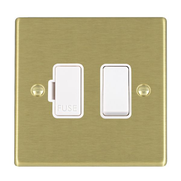 Hamilton 72SPWH-W - Hart SB 1g 13A DP Fused Spur WH/WH