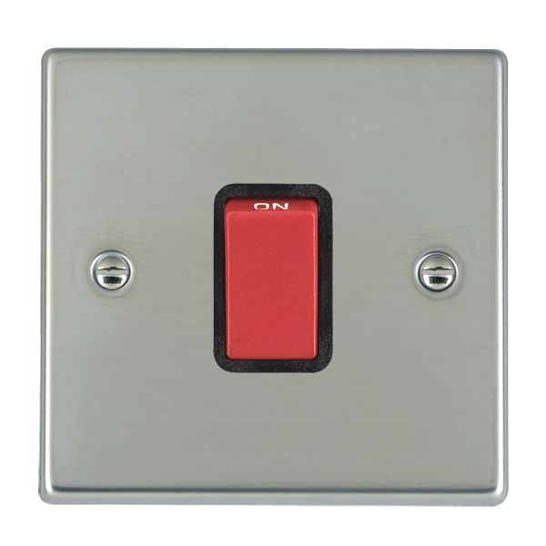 Hamilton 7345B - Hart BS 1g 45A Double Pole Red Rkr/BL