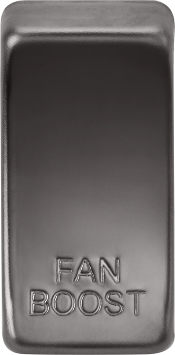 Knightsbridge GDBOOSTBN Switch cover marked "FAN BOOST" - Black Nickel  Sparks Warehouse - Sparks Warehouse