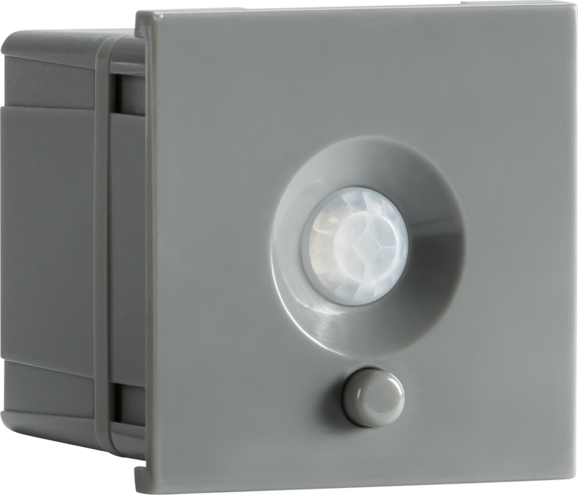 Knightsbridge NETPIRSGY 120° PIR Sensor Module With Override 50 x 50mm - Grey Faceplates Knightsbridge - Sparks Warehouse
