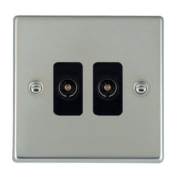 Hamilton 73TV2B - Hart BS 2g Non-Isolated TV 2in/2out BL