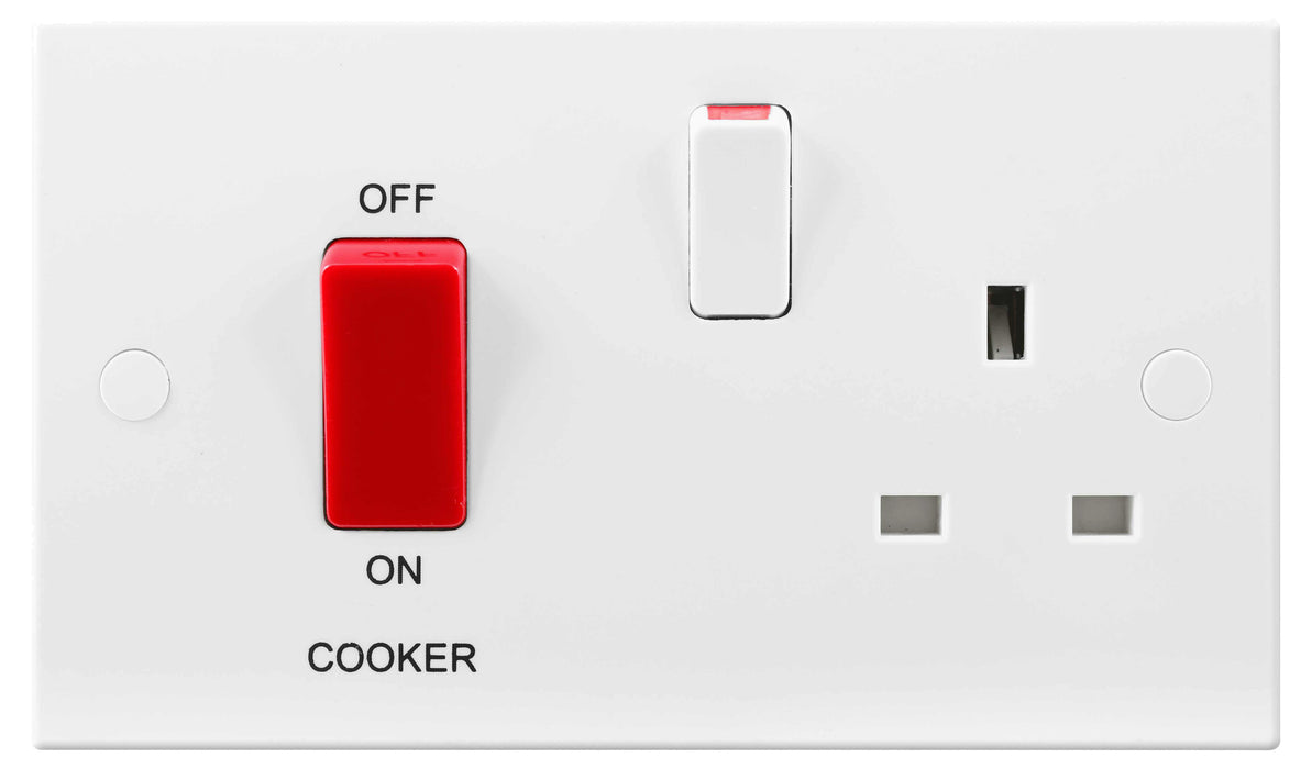 BG Nexus 971 45A Cooker Control Unit 13A Switched Socket - BG - sparks-warehouse