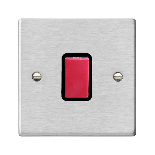 Hamilton 7445B - Hart SS 1g 45A Double Pole Red Rkr/BL