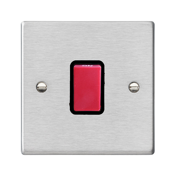 Hamilton 7445B - Hart SS 1g 45A Double Pole Red Rkr/BL