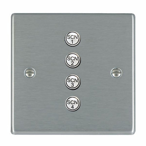 Hamilton 744SL-SV - Sm-Lig Hartland Satin Steel 4SL Silver