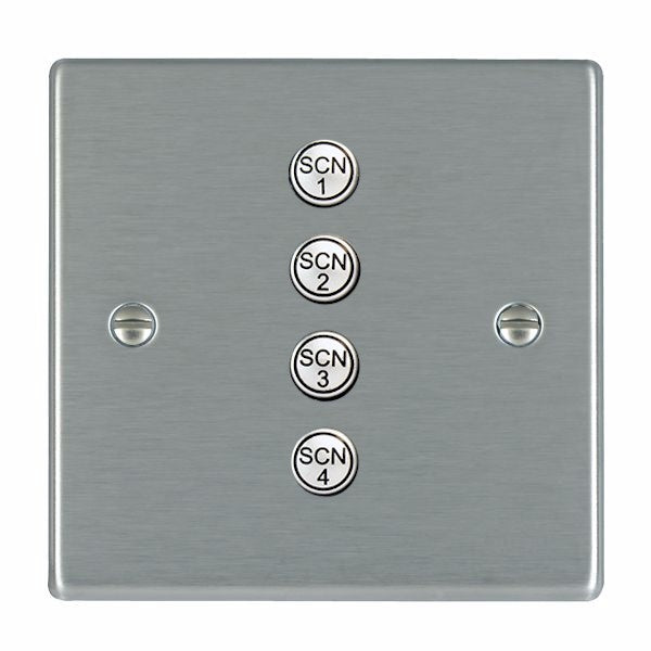 Hamilton 744SL-SV - Sm-Lig Hartland Satin Steel 4SL Silver