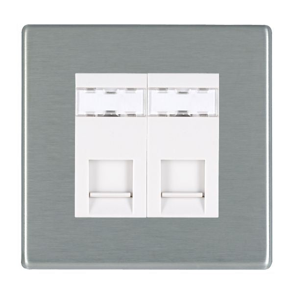 Hamilton 74C2J45W - Hart CFX SS 2g RJ45 CAT5E Unshielded WH