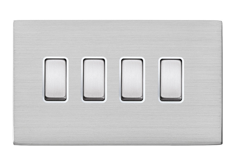 Hamilton 74CR24SS-W - Hart CFX SS Rkr 2 Way 4g 10AX SS/WH