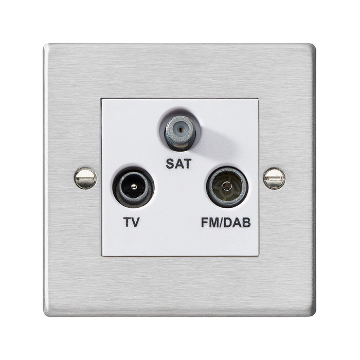 Hamilton 74DTRIDW - Hart SS Non-Isolat DAB TV+FM+SAT WH