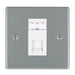 Hamilton 74J12W - Hart SS 1g RJ12 Outlet-Unshield WH