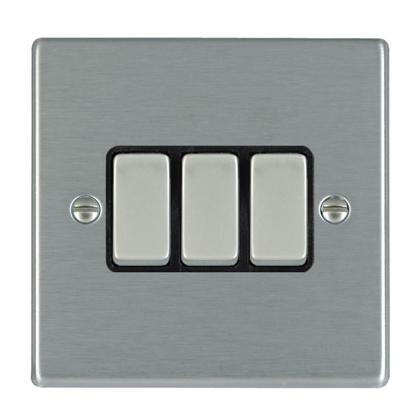 Hamilton 74R23SS-B - Hart SS 3g 10AX 2 Way Rkr SS/BL