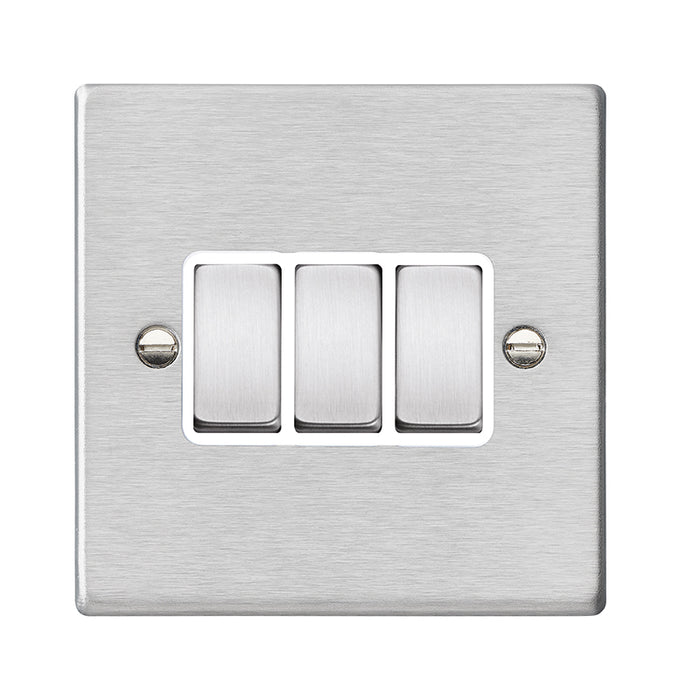 Hamilton 74R23SS-W - Hart SS 3g 10AX 2 Way Rkr SS/WH