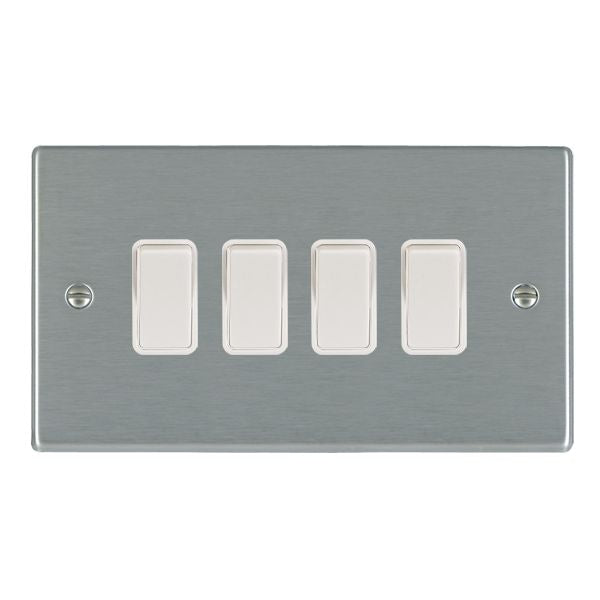 Hamilton 74R24WH-W - Hart SS Rkr 2 Way 4g 10AX WH/WH