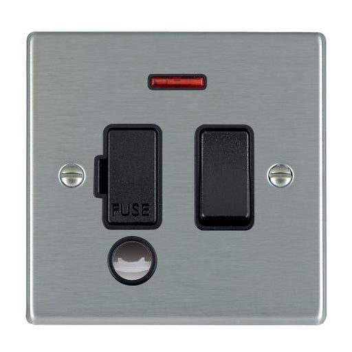 Hamilton 74SPNCBL-B - Hart SS 13A DP Fuse SP+N+CO BL/BL