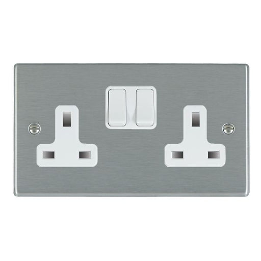 Hamilton 74SS2WH-W - Hart SS 2g 13A DP Swt Skt WH/WH