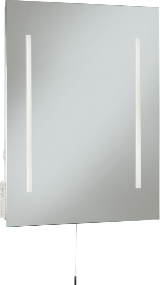 Knightsbridge MLRCTM2 230V IP44 10W 500 x 390mm LED Mirror with Dual Shaver Socket Mirrors & Mirror Lighting Knightsbridge - Sparks Warehouse