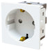 BG EMSCHSW SCHUKO Socket Unswitched White (50 X 50mm) - BG - sparks-warehouse