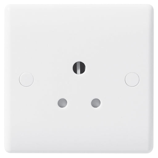 BG Nexus 829 5A 1 Gang Unswitched Round Pin Socket - BG - sparks-warehouse