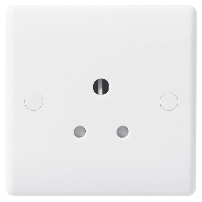 BG Nexus 829 5A 1 Gang Unswitched Round Pin Socket - BG - sparks-warehouse