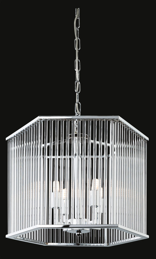 Firstlight 7626CH 4 Rialto 4 Light Pendant - Hexagon - Firstlight - Sparks Warehouse
