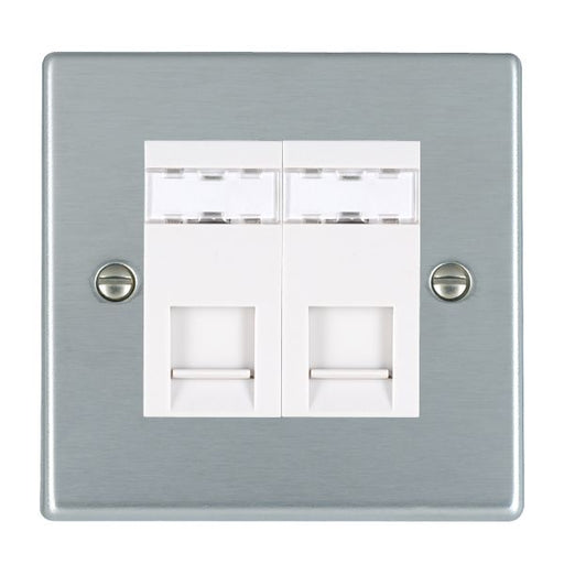 Hamilton 762J12W - Hart SC 2g RJ12 Outlet-Unshield WH