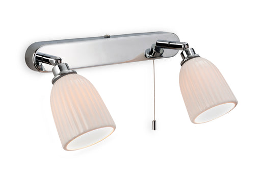 Firstlight 7631CH Metro Polished Chrome IP44 2 Light Bar (Switiched) - Firstlight - Sparks Warehouse