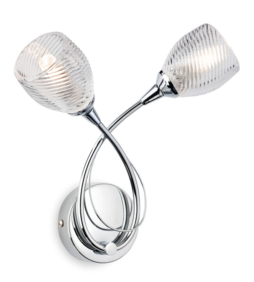 Firstlight 7641CH Henley 2 Light Polished Chrome Wall Light - Firstlight - Sparks Warehouse