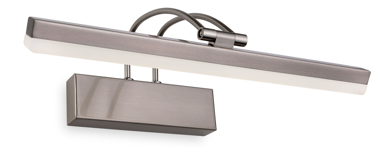 Firstlight 7644BS 8W LED Picture Light - Brushed Steel - Firstlight - Sparks Warehouse