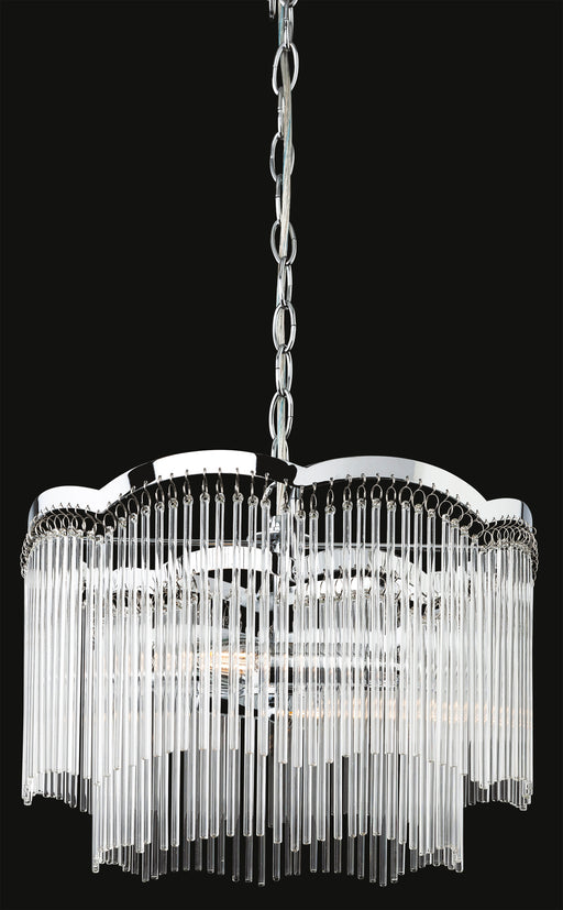 Firstlight 7653CH Opera 2 Light Polished Chrome Pendant - Firstlight - Sparks Warehouse